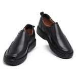 Sapato Masculino Conforto Couro Legítimo Preto