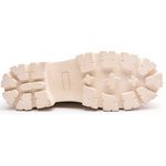 Sapato Mocassim Feminino Tratorado Couro Legítimo Off White