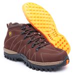 Bota Adventure Masculino em Couro Legítimo Pinhão