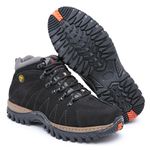 Bota Adventure Masculino em Couro Legítimo Preto