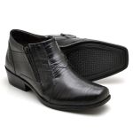 Bota Masculina Jungle Square Em Couro Legítimo Preto