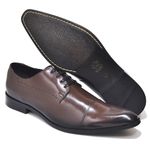 Sapato Social Masculino Classy Couro Legitimo Café