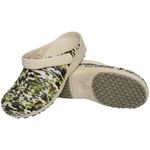 Babuche Antiderrapante Soft Works Bege Estampa Militar