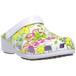 Babuche Antiderrapante Soft Works Branco Estampado 01