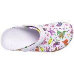 Babuche Antiderrapante Soft Works Branco Estampa Borboleta