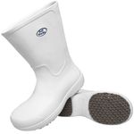 Bota de Segurança Unissex Cano Longo Acqua Foot Soft Works Biqueira Branco