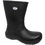 Bota de Segurança Unissex Cano Longo Acqua Foot Soft Works Biqueira Preto