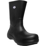 Bota de Segurança Unissex Cano Longo Acqua Foot Soft Works Biqueira Preto