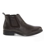 Bota Masculina Chelsea Couro Legítimo Café