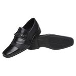 Sapato Social Fashion Masculino Couro Legítimo Preto