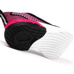 Tênis Esportivo Feminino Preto e Pink