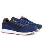 Sapatenis Masculino Casual Sintético Azul