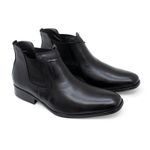 Bota Social Masculina Napa em Couro Legitimo Preto