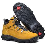 Bota Adventure Masculina Em Couro Legítimo Mostarda