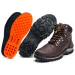 Bota Coturno Adventure Masculina Tratorado Marrom