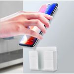 Suporte de Parede Para Celular e ou Controle Remoto Auto Adesivo