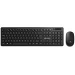 C3Tech Combo Teclado e Mouse K-W20BK sem fio Preto Layout ABNT2 Resistente a derramamento de água