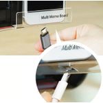 Suporte Lateral de Monitor para Celular e Post-it