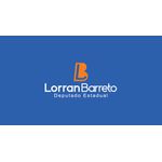 Mousepad 70x40cm Preto com Logo LORRAN BARRETO