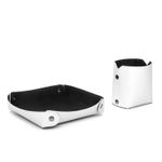 Combo Porta Lapis + Porta Treco Branco