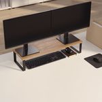Suporte para Monitor Santd Desk Marrom