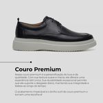 Sapato Casual Derby Nino Preto