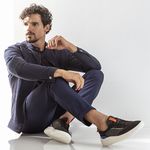 Sneaker Pasini Azul Marinho