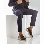 Sapato Casual Derby Francesco Conhaque 