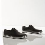 Sapato Casual Derby Zanini Preto