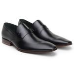 Sapato Social Loafer Armano Preto