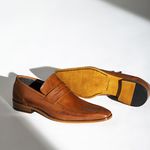 Sapato Social Loafer Alessio Caramelo