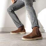Bota Chelsea Angelo Camurça Marrom