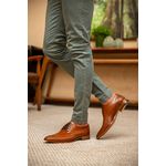 Sapato Social Brogue Derby Andreoli Caramelo