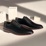 Sapato Social Oxford Wholecut Pompeo Preto