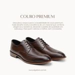 Sapato Social Derby Vicenzo Tabaco