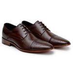 Sapato Social Derby Giacomo Tabaco