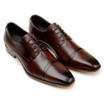 Sapato Social Derby Pasquale tabaco 