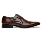 Sapato Social MonkStrap Valentino Tabaco 