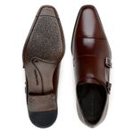 Sapato Social MonkStrap Valentino Tabaco 