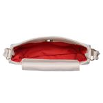 Bolsa Feminina Pequena Tiracolo Off White Dhaffy 