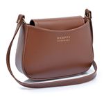 Bolsa Feminina Pequena Tiracolo Caramelo Dhaffy