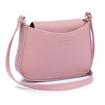 Bolsa Feminina Pequena Tiracolo Rosa Dhaffy 