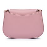 Bolsa Feminina Pequena Tiracolo Rosa Dhaffy 