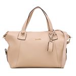 Bolsa Feminina Dhaffy Báu Grande Off White 