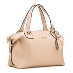 Bolsa Feminina Dhaffy Báu Grande Creme