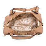 Kit Bolsa Feminina Báu Grande + Tênis Casual Slip On Nude Dhaffy 