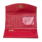 Kit de Bolsa Feminina Grande com Carteira Vermelha Dhaffy 