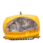 Bolsa Feminina Dhaffy Matelassê Fecho e Alça de Corrente Amarelo