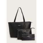 Kit de Bolsas Grande e Pequena Preto Dhaffy