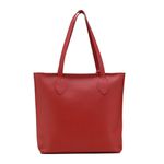 Kit de Bolsas Femininas Grande Sacola + Transversal e Necessarie Vermelho